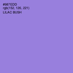 #987EDD - Lilac Bush Color Image